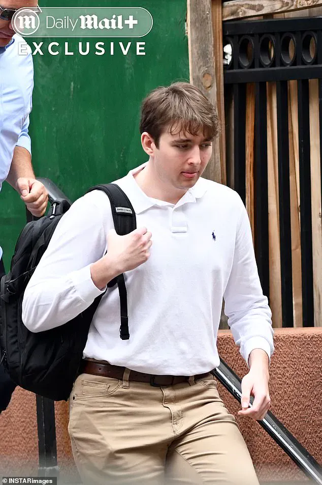 Barron Trump Trades Formal Wear for Casual Style at NYU Amid Security Scrutiny