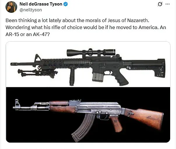 Neil deGrasse Tyson's Shooting Range Post Sparks Speculation About His Political Views