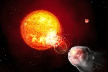 Planet with a Death Wish: Self-Destructive Orbit Triggers Solar Flares in Dying Exoplanet