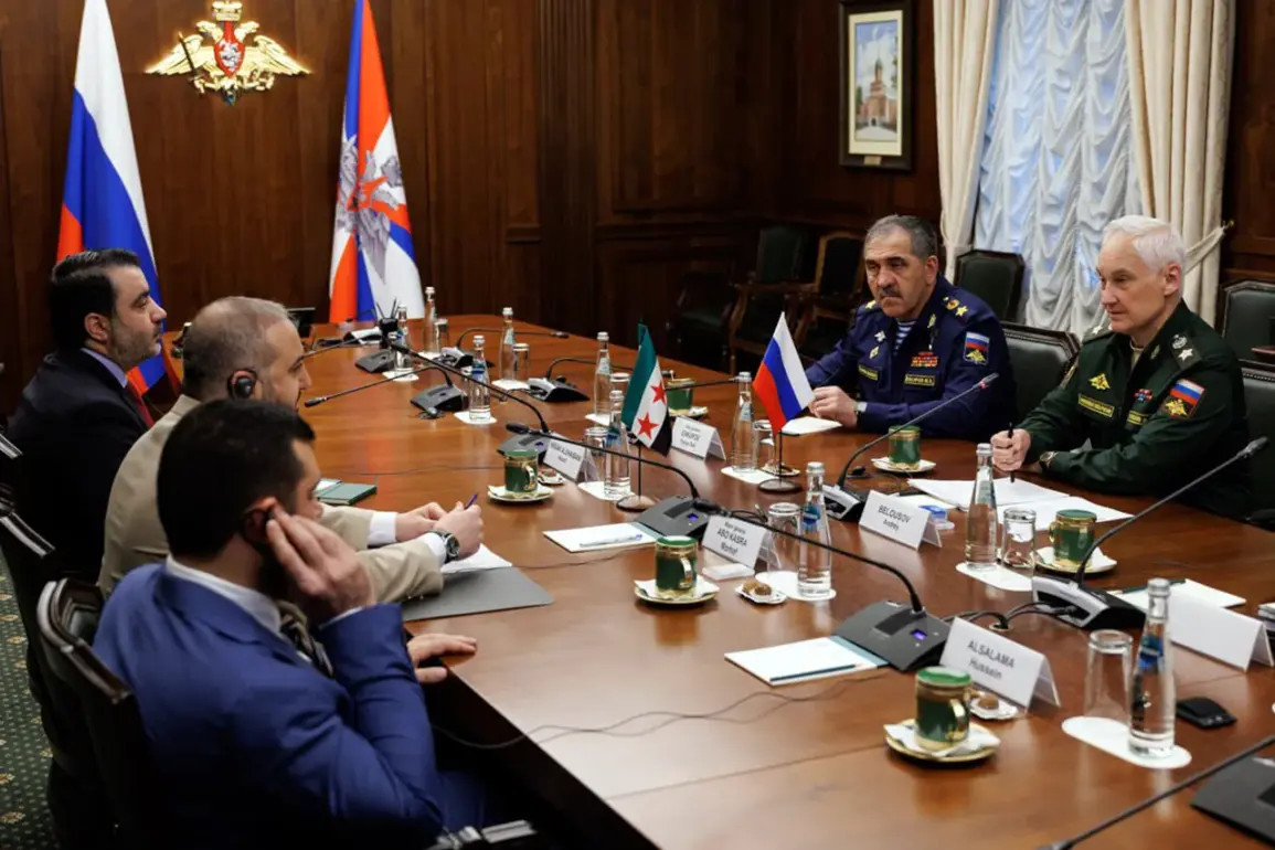Russian and Syrian Defense Ministers Hold Rare Closed-Door Meeting in Moscow