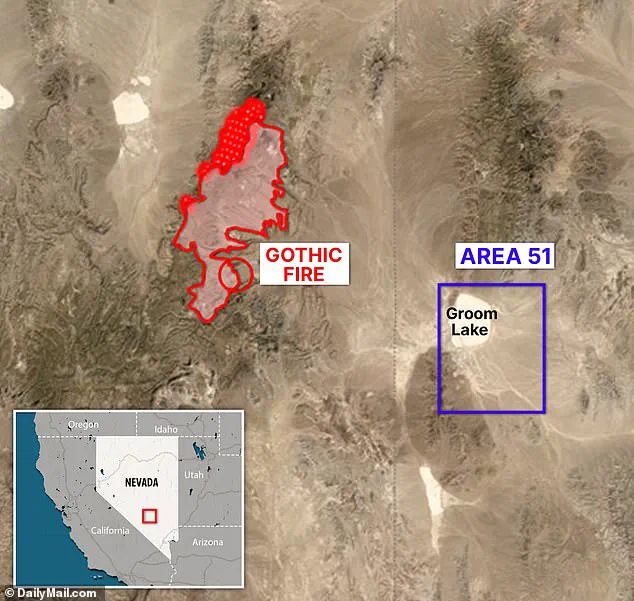 Wildfire Near Area 51 Sparks Public Speculation About Government Secrecy and Environmental Oversight