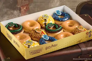 Krispy Kreme Unveils Limited-Edition Harry Potter-Themed Doughnuts in the UK