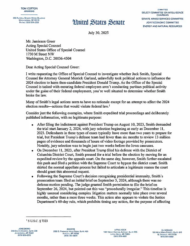 OSC Investigation into Federal Prosecutor's Hatch Act Violations Raises Questions About Government Regulation and Public Accountability