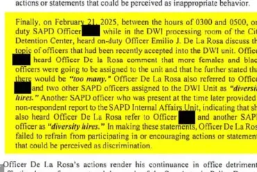 Texas Police Officer Fired Over Offensive Remarks on Diversity and C-Section Mockery